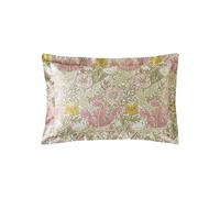 William Morris at Home Compton 100% Cotton Sateen Duvet Cover Set 250 Thread Count In Summer (Standard Pillowcases Pair: 50cm x 75cm)