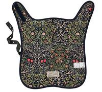 William Morris At Home Dog Coat, Padded Water Resistant Waxed Cotton and Quilted, Adjustable Velcro Strap, Cruelty Friendly and Vegan Friendly, Large, Canine Companion Collection
