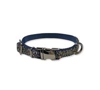 William Morris Dog Collar, Adjustable Fit with Buckle, Easy Access for Attaching Nametag and Lead, Gift For Pet Lovers, Cruelty Free and Vegan Friendly, Size Small/Medium, Canine Companion Collection