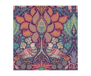 William Morris at Home Dove & Rose Carnival Wallpaper | Paste the Wall | Purple Animals | Eco-Friendly