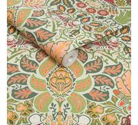 William Morris at Home Dove & Rose Olive Wallpaper | Paste the Wall | Green Animals | Eco-Friendly