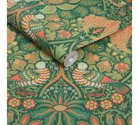 William Morris at Home Dove & Rose Woodland Wallpaper | Paste the Wall | Green Animals | Eco-Friendly