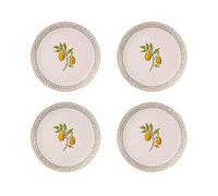 William Morris At Home Fruit Set of 4 Melamine Dinner Plates