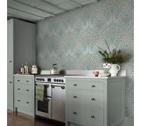 William Morris At Home Garden Cottage Blues Wallpaper