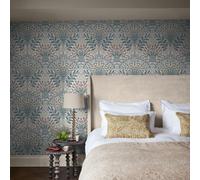 William Morris At Home Garden Dusty Blue Wallpaper
