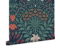 WILLIAM MORRIS AT HOME Garden Moonlight Wallpaper | Paste The Wall | Blue Floral | Eco-Friendly