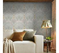 William Morris at Home Garden Soft Sage Wallpaper One size Green
