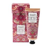 William Morris At Home Hand Cream 100 ml, Patchouli and Red Berry, Shea Butter and Essential Oils, Travel Size, Vegan and Cruelty Friendly, Beauty Gift For Her, Strawberry Thief Collection