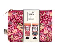 William Morris at Home Patchouli & Red Berry Hand Care Duo Bag Set | Enriched With Essential Oils | Cruelty Free & Vegan Friendly | Travel Friendly Sizes | 2 x 30ml
