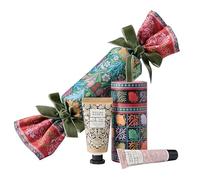 William Morris At Home Hand Cream 30ml, Lip Balm 10ml, Reuse Fabric Christmas Cracker, Moisturiser, Shea Butter, Vitamin E, Travel Size, Vegan and Cruelty Free, Beauty Gift For Her