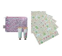 William Morris At Home Hand Cream 30ml x2, Jojoba Oils and Macadamia, Hand Care Moisturising Kit+William Morris At Home Drawer Liners, Scented 5 Sheets