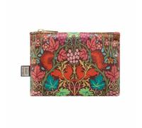 William Morris At Home Hand Creams 2x 30ml, Velvet Cosmetic Pouch | Shea Butter Hand Moisturiser, Clementine and Clove, Toiletry Washbag, Travel Size, Vegan and Cruelty Friendly, Beauty Gift