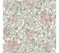 WILLIAM MORRIS AT HOME Honeysuckle Maytime Wallpaper | Paste The Wall | Green Floral | Eco-Friendly