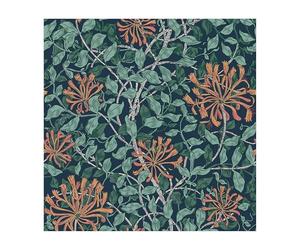 William Morris at Home Honeysuckle Tidewater Blue Wallpaper | Paste the Wall | Blue Floral | Eco-Friendly