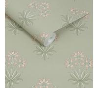William Morris At Home Hyacinth Flower Peony & Sage Wallpaper
