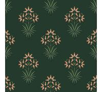 William Morris at Home Hyacinth Flower Forest Wallpaper | Green Floral Design | Paste the Wall | Eco-Friendly