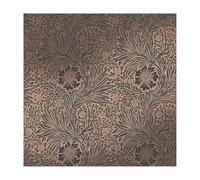 WILLIAM MORRIS AT HOME Marigold Fibrous Charcoal Wallpaper | Paste The Wall | Grey Floral | Eco-Friendly