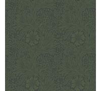William Morris At Home Marigold Fibrous Wallpaper | Green