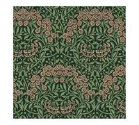 William Morris at Home Michaelmas Daisy Forest Wallpaper | Green Floral Design | Paste the Wall | Eco-Friendly
