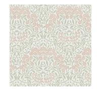 William Morris at Home Michaelmas Daisy Peony & Sage Wallpaper | Multi Floral Design | Paste the Wall | Eco-Friendly