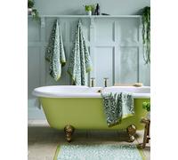 William Morris At Home Michaelmas Daisy Pure Cotton Towel Green Mix