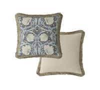 William Morris at Home Pimpernel 100% Cotton Microfibre Filled Cushion 50 x 50cm - Ink