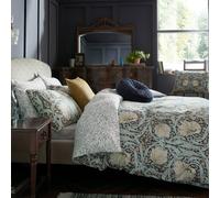 William Morris At Home Pimpernel Duvet Cover Set - SUPER KING, INDIGO