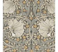 William Morris At Home Pimpernel Grey Wallpaper - 10m x 52cm