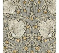 William Morris At Home Pimpernel Wallpaper | Grey