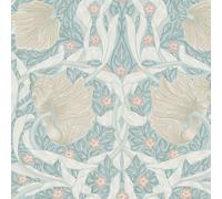 William Morris At Home Pimpernel Wallpaper | Ocean