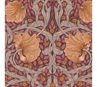 William Morris At Home Pimpernel Wallpaper | Plum