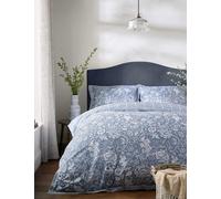 William Morris At Home Pure Cotton Frieze Double Bough Bedding Set Medium Blue Mix