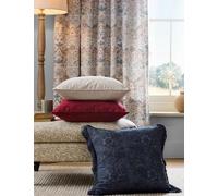 William Morris At Home Pure Cotton Marigold Cushion Blue Mix