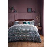 William Morris At Home Pure Cotton Sateen Bird Bedding Set Soft Cherry