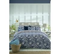 William Morris At Home Pure Cotton Sateen Compton Bedding Set Blue