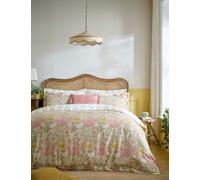 William Morris At Home Pure Cotton Sateen Compton Bedding Set Pink Mix