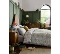 William Morris At Home Pure Cotton Sateen Hyacinth Bedding Set Duck Egg