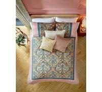 William Morris At Home Pure Cotton Sateen Kelmscott Bedding Set Navy Mix