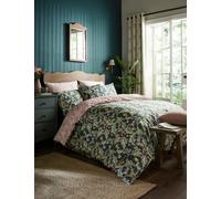 William Morris At Home Pure Cotton Sateen Leicester Bedding Set Forest Green