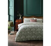 William Morris At Home Pure Cotton Sateen Windrush Bedding Set Sage