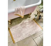William Morris At Home Pure Cotton Strawberry Thief Bath Mat Light Pink Mix