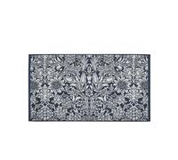 William Morris At Home Pure Cotton Sunflower Bath Mat Navy