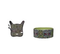 William Morris At Home Quilted Dog Coat, Small Pet Size+William Morris At Home Dog Bowl