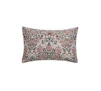 William Morris at Home Rose Brick 100% Cotton Sateen Duvet Cover Set 220 Thread Count In Pink/Sage (Standard Pillowcases Pair: 50cm x 75cm)