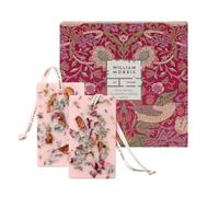 William Morris Scented Wax Tablets Pack of 2, Infuse Drawers and Closets With Fragrance, Reusable FSC Certified Box, Travel Size, Cruelty Free and Vegan Friendly, Housewarming Gift