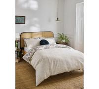 William Morris At Home Set of 2 Pure Cotton Michaelmas Daisy Pillowcases Cream Mix