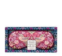 William Morris At Home Sleep Mask, Dried Lavender, Crafted With Stretch Velvet Straps, Eye Mask Black Out, Travel Size, Cruelty and Vegan Friendly, Beauty Gift For Her