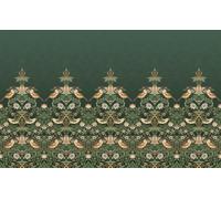 William Morris At Home Strawberry Thief Fixed Size Mural | Green