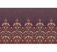 William Morris At Home Strawberry Thief Fixed Size Mural | Plum