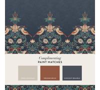 William Morris at Home Mural Strawberry Thief Fixed Size Mural 125292FXST